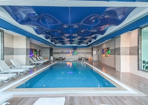 اطلالة بحر ساحرة - مجمع 5 نجوم -شقة غرفة وصالة - في كارجي جاك / الانيا 