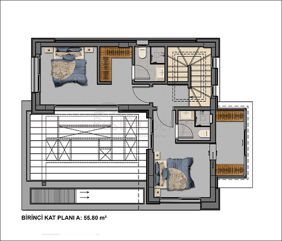 فلل مستقلة فاخرة - ضمن مجمع حديث - في بودروم 