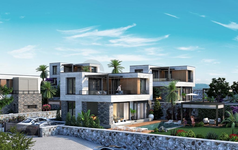 فلل مستقلة فاخرة - ضمن مجمع حديث - في بودروم 