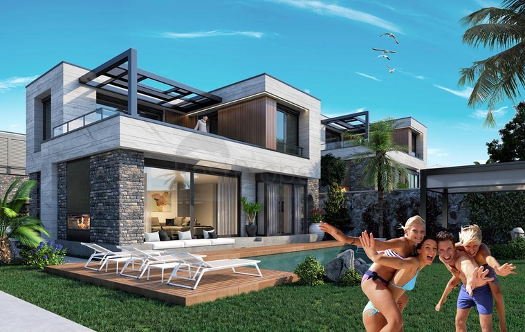 فلل مستقلة فاخرة - ضمن مجمع حديث - في بودروم 