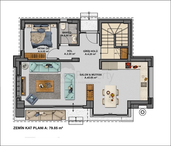 فلل مستقلة فاخرة - ضمن مجمع حديث - في بودروم 