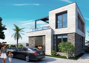 فلل مستقلة فاخرة - ضمن مجمع حديث - في بودروم 