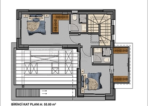 فلل مستقلة فاخرة - ضمن مجمع حديث - في بودروم 