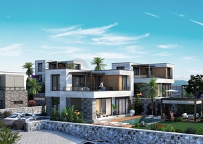 فلل مستقلة فاخرة - ضمن مجمع حديث - في بودروم 