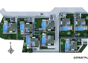 فلل مستقلة فاخرة - ضمن مجمع حديث - في بودروم 