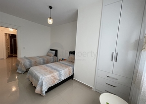 ضمن مجمع سكني -شقة 2 غرفة وصالة مؤثثة - في مهموتلار  / الانيا 