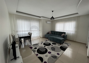 ضمن مجمع سكني -شقة 2 غرفة وصالة مؤثثة - في مهموتلار  / الانيا 