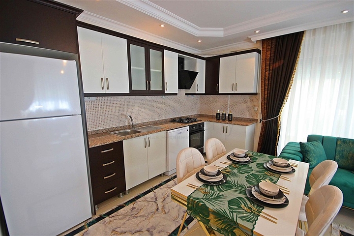 شقة انيق -تصميم 1+2 - في مهموتلار / الانيا 