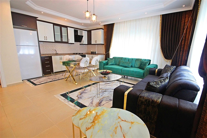 شقة انيق -تصميم 1+2 - في مهموتلار / الانيا 