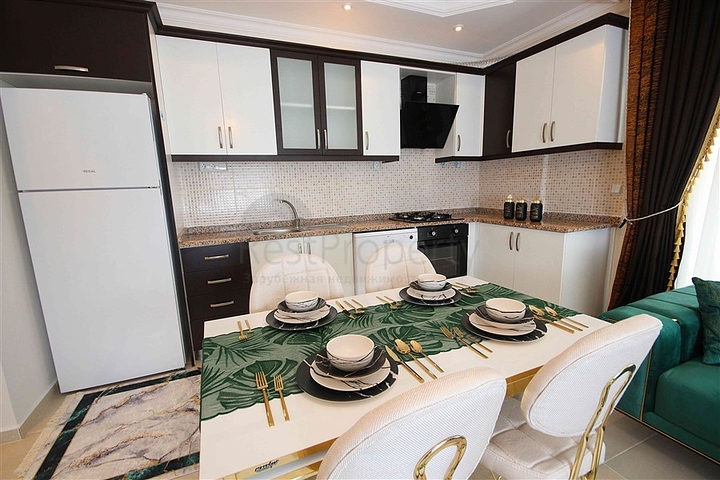 شقة انيق -تصميم 1+2 - في مهموتلار / الانيا 