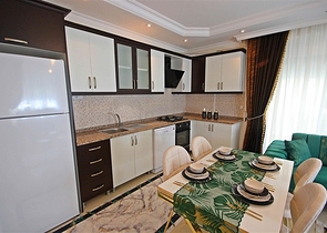 شقة انيق -تصميم 1+2 - في مهموتلار / الانيا 