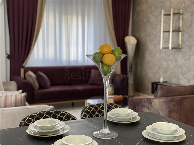 طابق مرتفع -شقة 2 غرفة وصالة - مفروشة -في مهموتلار / الانيا 