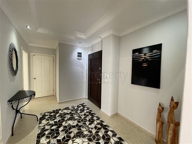 طابق مرتفع -شقة 2 غرفة وصالة - مفروشة -في مهموتلار / الانيا 