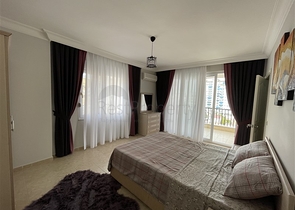 طابق مرتفع -شقة 2 غرفة وصالة - مفروشة -في مهموتلار / الانيا 