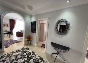 طابق مرتفع -شقة 2 غرفة وصالة - مفروشة -في مهموتلار / الانيا 