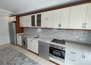 طابق مرتفع -شقة 2 غرفة وصالة - مفروشة -في مهموتلار / الانيا 