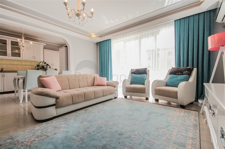 قريب من البحر - شقة 2 غرفة وصالة - مفروشة -في مهموتلار / الانيا 