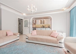 قريب من البحر - شقة 2 غرفة وصالة - مفروشة -في مهموتلار / الانيا 