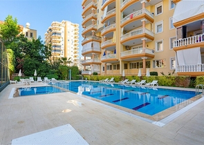 قريب من البحر - شقة 2 غرفة وصالة - مفروشة -في مهموتلار / الانيا 