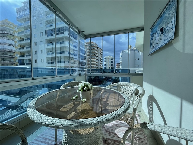 ضمن مجمع انيق -شقة 2 غرفة وصالة -مفروشة -في مهموتلار / الانيا 