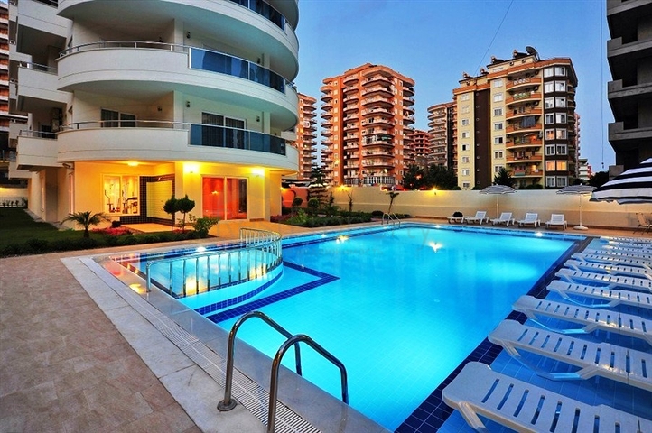 ضمن مجمع انيق -شقة 2 غرفة وصالة -مفروشة -في مهموتلار / الانيا 