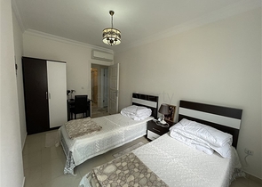 ضمن مجمع انيق -شقة 2 غرفة وصالة -مفروشة -في مهموتلار / الانيا 