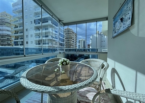 ضمن مجمع انيق -شقة 2 غرفة وصالة -مفروشة -في مهموتلار / الانيا 