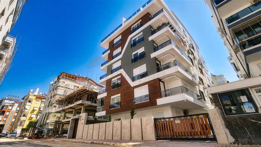 شقة جديدة بغرفة نوم واحدة في وسط مدينة أنطاليا