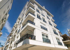 شقة جديدة بغرفة نوم واحدة في وسط مدينة أنطاليا