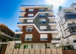 شقة جديدة بغرفة نوم واحدة في وسط مدينة أنطاليا