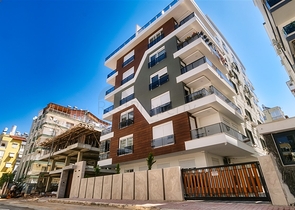 شقة جديدة بغرفة نوم واحدة في وسط مدينة أنطاليا