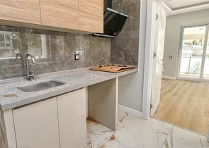 شقة جديدة بغرفة نوم واحدة في وسط مدينة أنطاليا