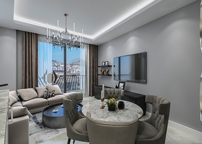 شقق بالاقساط - ضمن مجمع بتصميم انيق - في منطقة توسمور المركزية / الانيا 