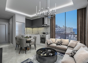 شقق بالاقساط - ضمن مجمع بتصميم انيق - في منطقة توسمور المركزية / الانيا 