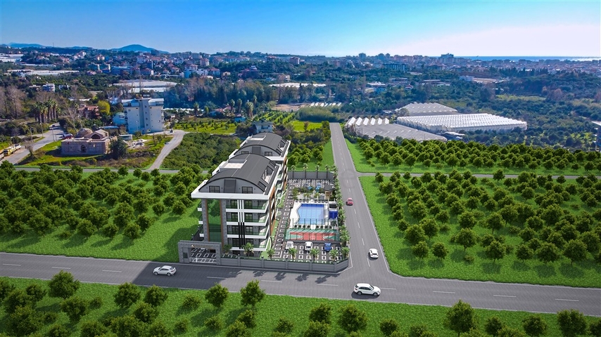 شقق عائلية بالاقساط -ضمن مجمع سكني قيد الانشاء في اوبا المركزية / الانيا 