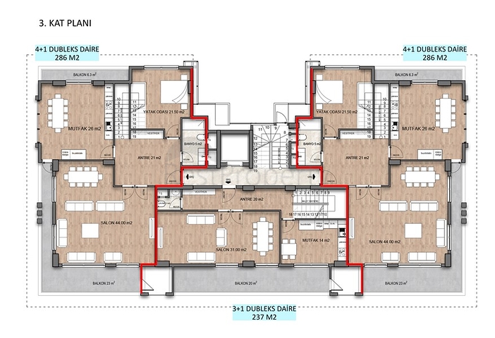 شقق عائلية بالاقساط -ضمن مجمع سكني قيد الانشاء في اوبا المركزية / الانيا 