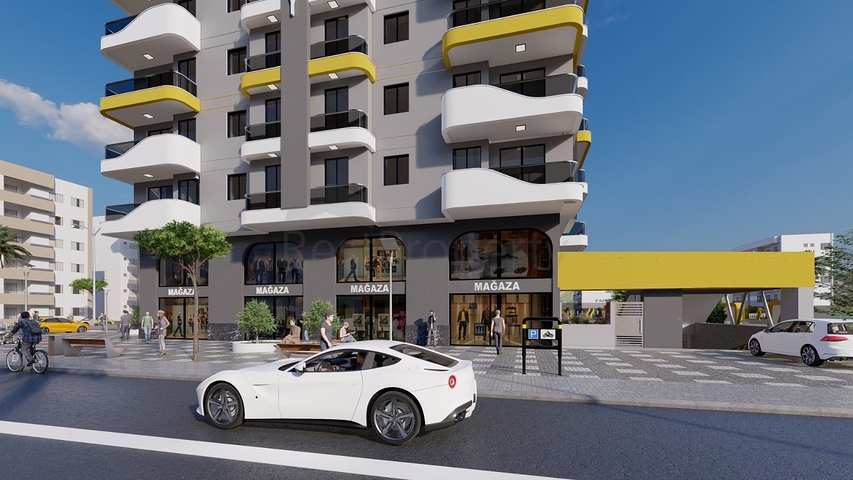 قريبة من البحر -شقق بالاقساط - ضمن مجمع قيد الانشاء -في مهموتلار / الانيا 