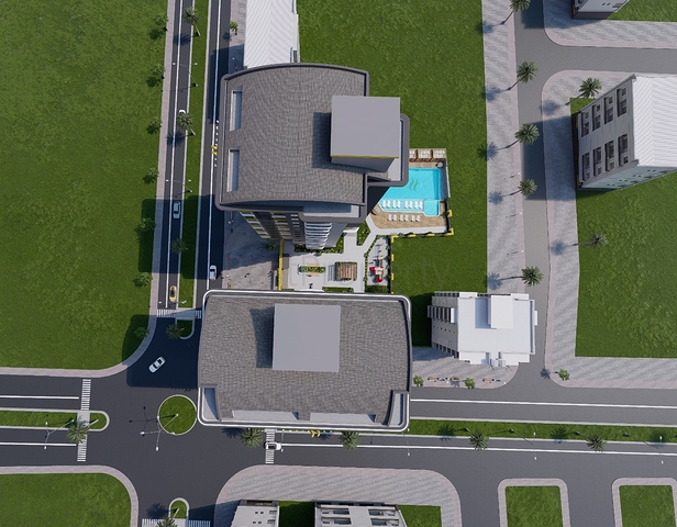 قريبة من البحر -شقق بالاقساط - ضمن مجمع قيد الانشاء -في مهموتلار / الانيا 