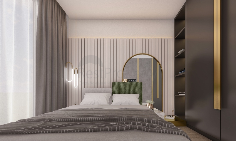 قريبة من البحر -شقق بالاقساط - ضمن مجمع قيد الانشاء -في مهموتلار / الانيا 