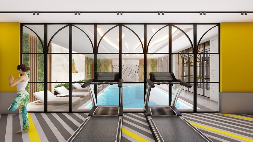 قريبة من البحر -شقق بالاقساط - ضمن مجمع قيد الانشاء -في مهموتلار / الانيا 