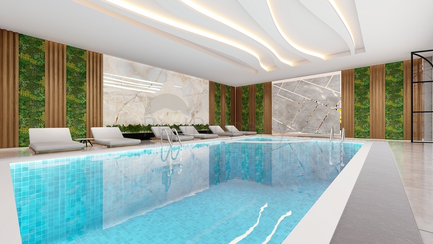 قريبة من البحر -شقق بالاقساط - ضمن مجمع قيد الانشاء -في مهموتلار / الانيا 