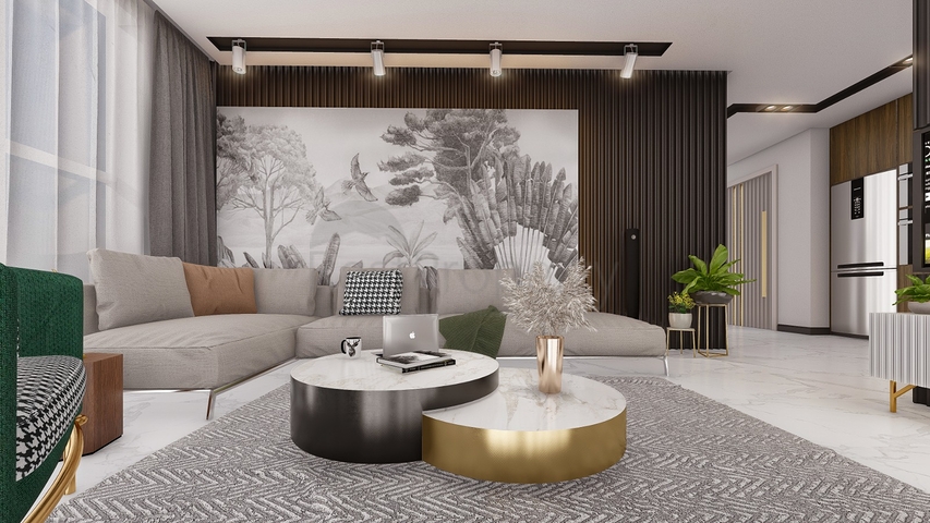 قريبة من البحر -شقق بالاقساط - ضمن مجمع قيد الانشاء -في مهموتلار / الانيا 