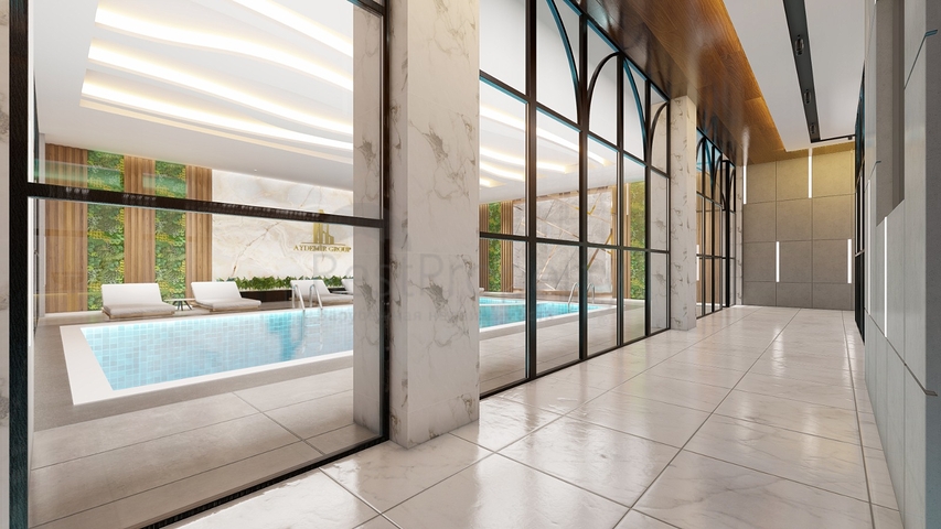 قريبة من البحر -شقق بالاقساط - ضمن مجمع قيد الانشاء -في مهموتلار / الانيا 