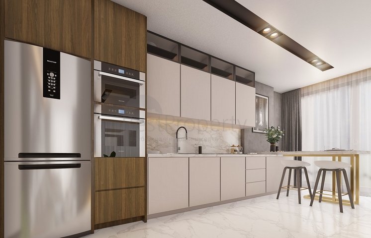 قريبة من البحر -شقق بالاقساط - ضمن مجمع قيد الانشاء -في مهموتلار / الانيا 