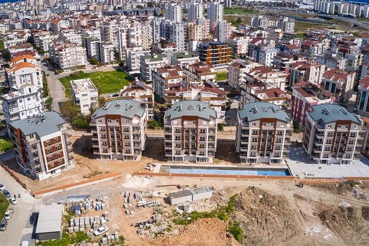 شقة 1 + 1 مطلة على جبال طوروس في منطقة هورما في أنطاليا