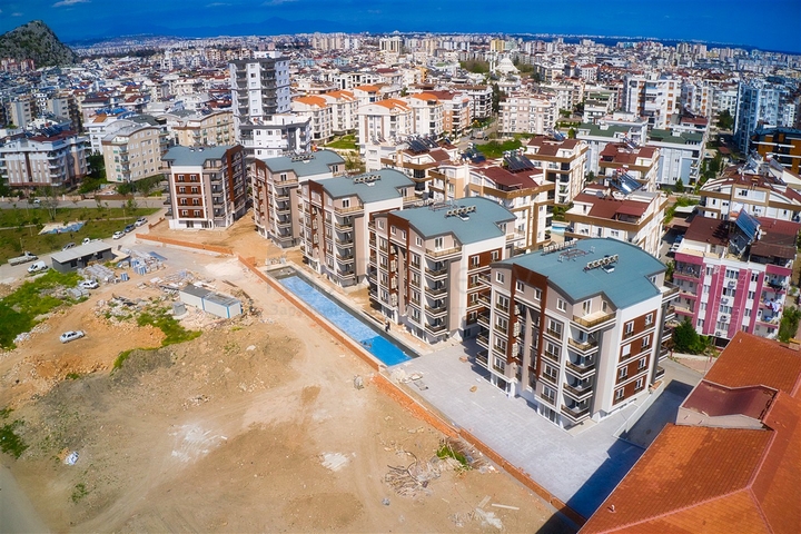 شقة 1 + 1 مطلة على جبال طوروس في منطقة هورما في أنطاليا