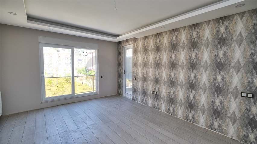 شقة 1 + 1 مطلة على جبال طوروس في منطقة هورما في أنطاليا