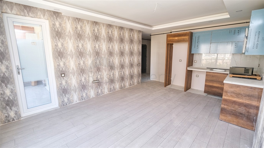 شقة 1 + 1 مطلة على جبال طوروس في منطقة هورما في أنطاليا