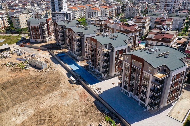 شقة 1 + 1 مطلة على جبال طوروس في منطقة هورما في أنطاليا