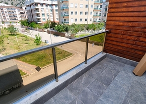 شقة 1 + 1 مطلة على جبال طوروس في منطقة هورما في أنطاليا